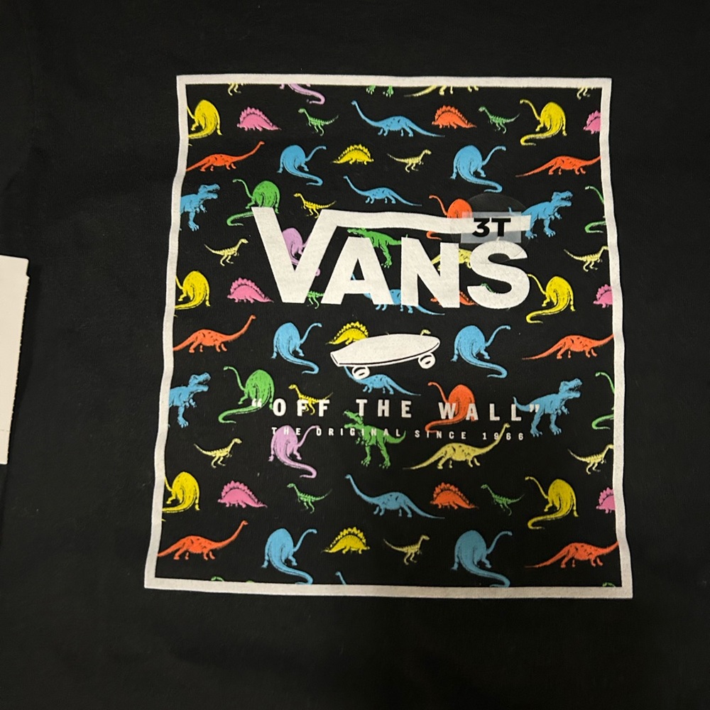 Brand new Youth Vans Tshirt Dino Print!